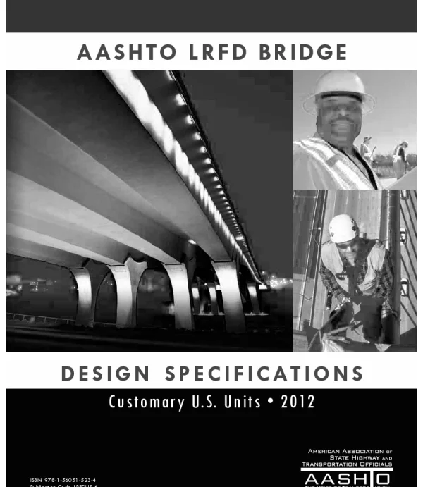 AASHTO LRFD Bridge Design Specifications 6th Ed US 2012 