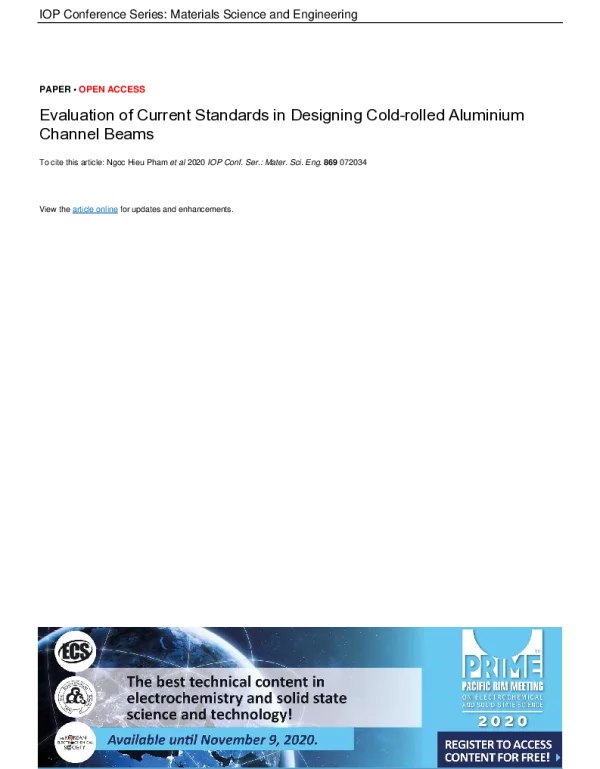 Evaluation of Current Standards in Designing Cold-rolled Aluminium