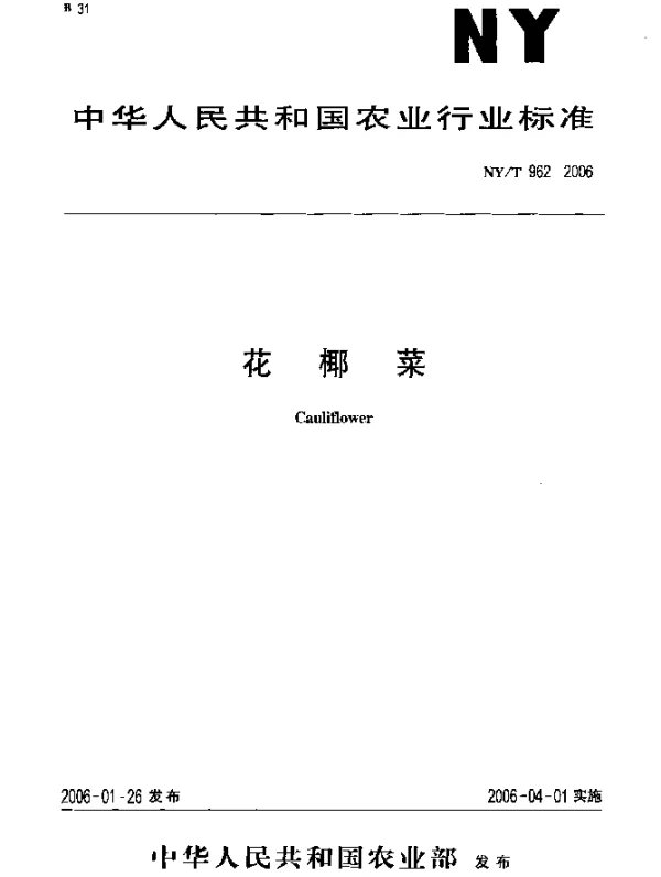 NYT 962-2006 花椰菜