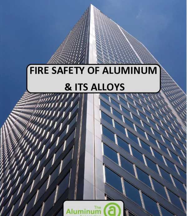 Fire Safety of Aluminum  its Alloys_9.8.20