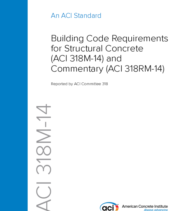ACI 318M-14-2014 美国混凝土结构建筑规范（英文版 公制版）