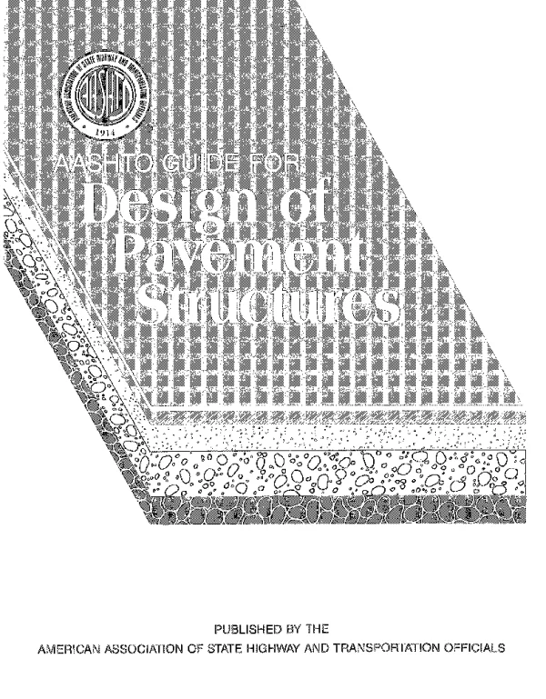 AASHTO Guide Design of Pavement Structures 1993