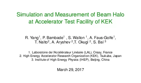 SimulationandMeasurementofBeamHaloatAcceleratorTestFacilityofKEK
