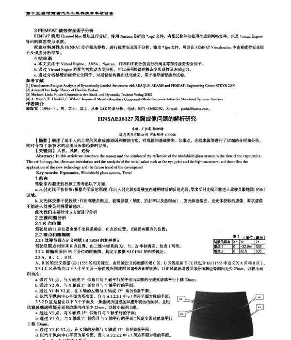 风窗成像问题的解析研究