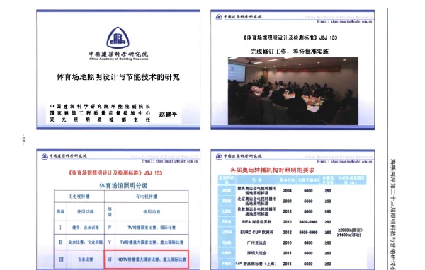 体育场地照明设计与节能技术的研究