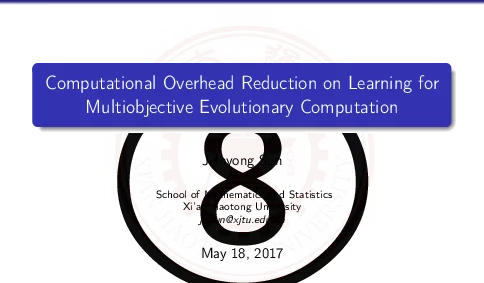 ComputationalOverheadReductiononLearningforMultiobjectiveEvolutionaryComputation