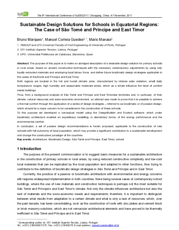 SustainableDesignSolutionsforSchoolsinEquatorialRegionsTheCaseofS(a)oToméandPríncipeandEastTimor