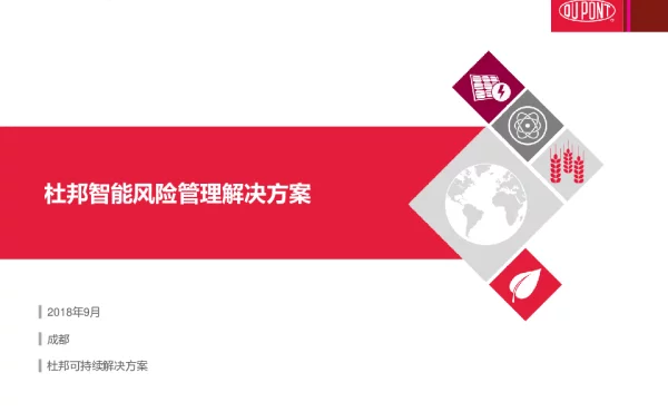 杜邦智能风险管理解决方案