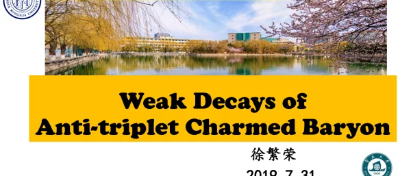 WeakDecaysofAnti-tripletCharmedBaryon