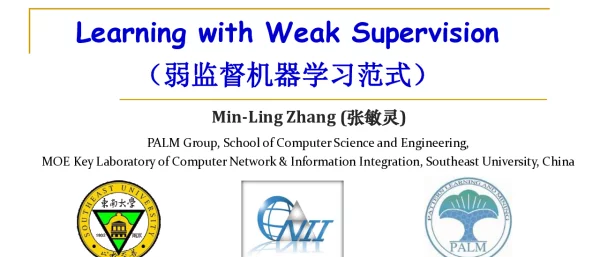 弱监督机器学习范式