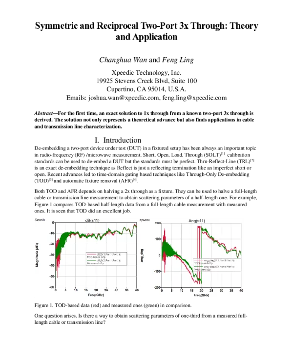 SymmetricandReciprocalTwo-Port3xThroughTheoryandApplication