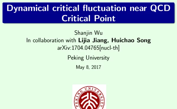 DynamicalcriticalfluctuationnearQCDCriticalPoint