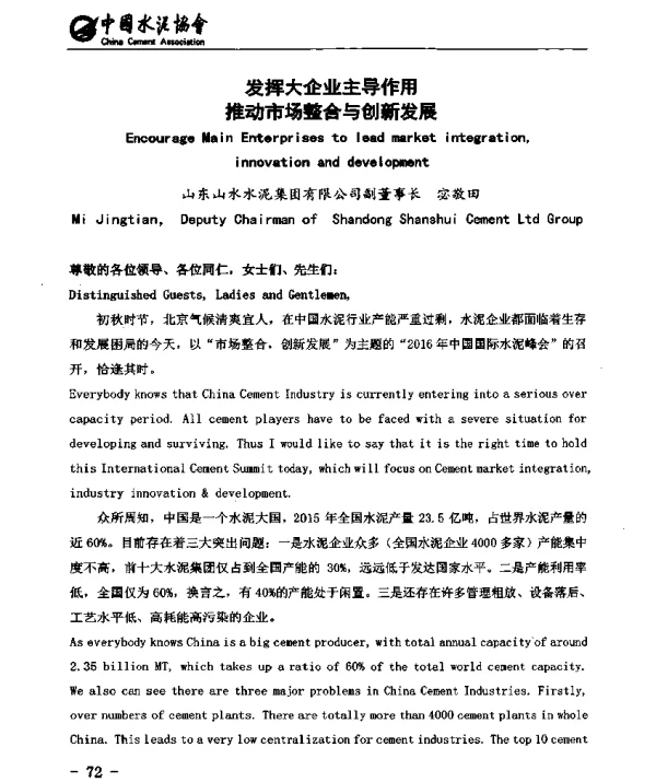 发挥大企业主导作用推动市场整合与创新发展