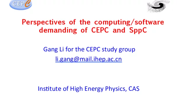 PerspectivesofthecomputingsoftwaredemandingofCEPCandSppC