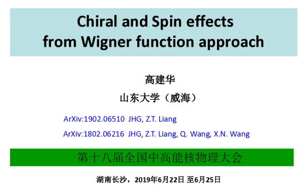 ChiralandSpineffectsfromWignerfunctionapproach
