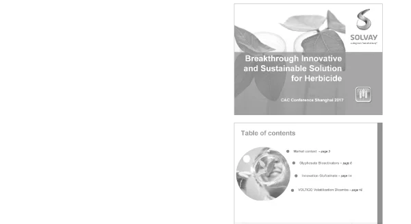 BreakthroughInnovativeandSustainableSolutionforHerbicide