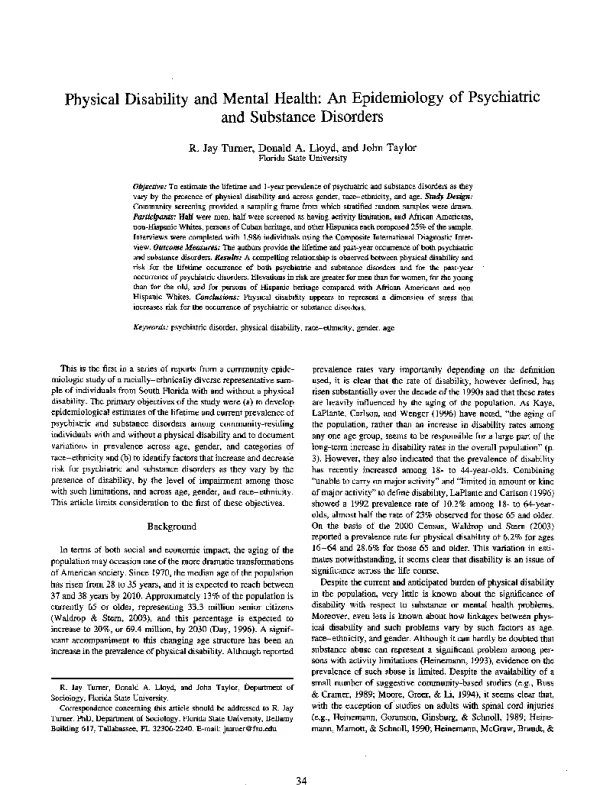 PhysicalDisabilityandMentalHealthAnEpidemiologyofPsychiatricandSubstanceDisorders