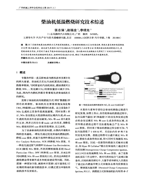 柴油机低温燃烧研究技术综述
