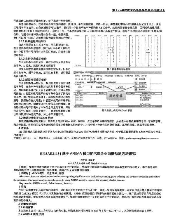 基于ARIMA模型的汽车企业销量预测方法研究