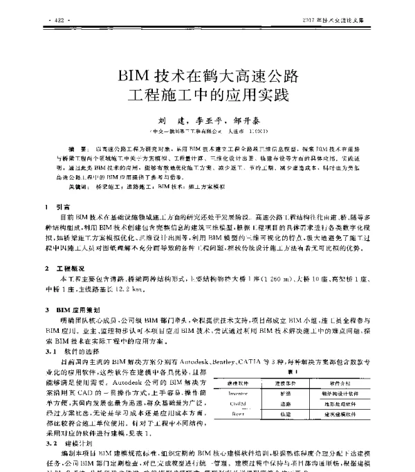 BIM技术在鹤大高速公路工程施工中的应用实践