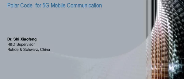PolarCodefor5GMobileCommunication