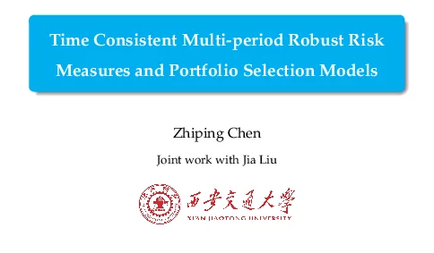 TimeConsistentMulti-periodRobustRiskMeasuresandPortfolioSelectionModels