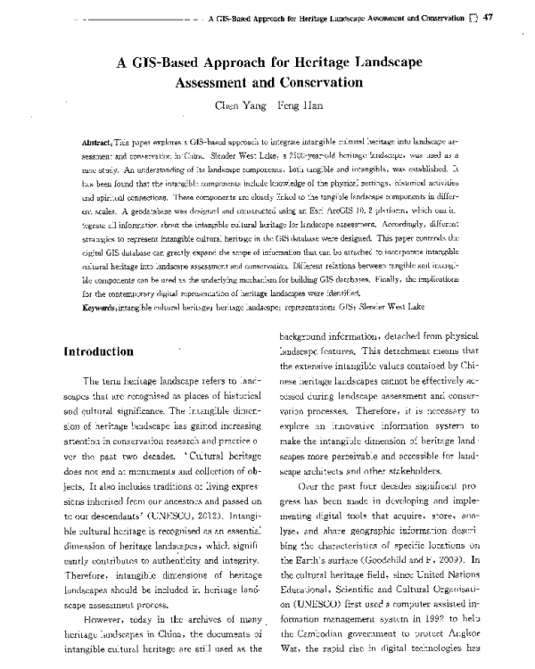 AGIS-BasedApproachforHeritageLandscapeAssessmentandConservation