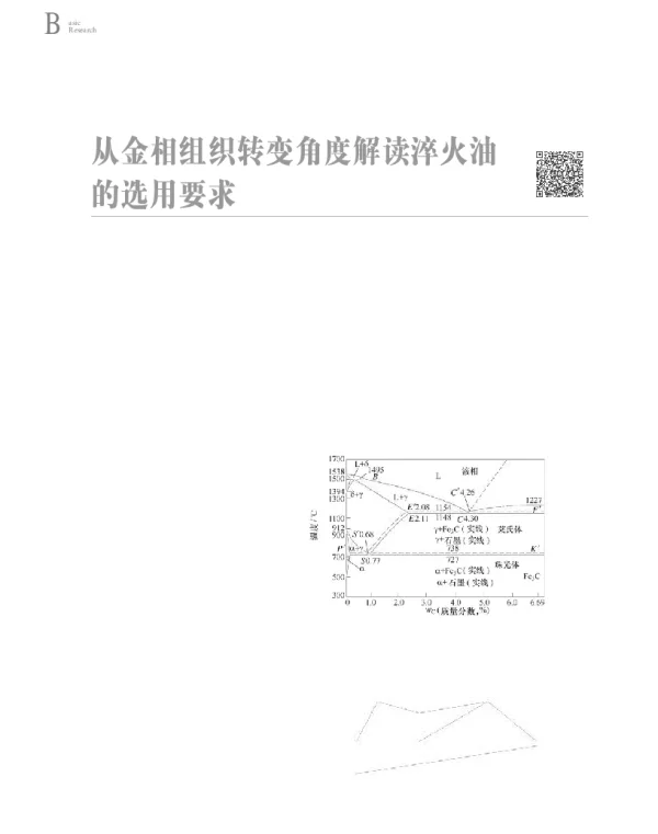 从金相组织转变角度解读淬火油的选用要求