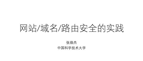 网站域名路由安全的实践
