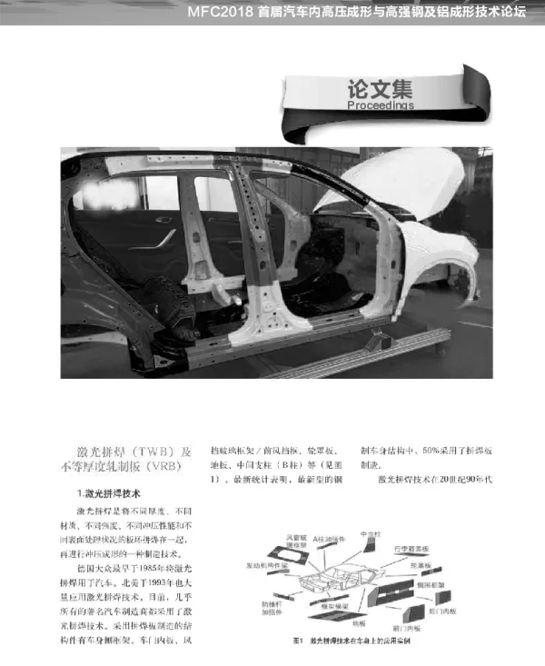 汽车轻量化先进工艺技术