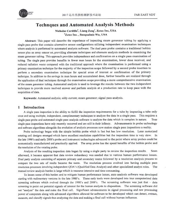 TechnquesandAutomatedAnalysisMethods