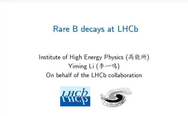 RareBdecaysatLHCb