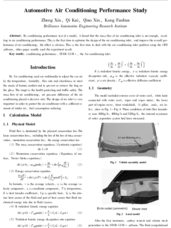 AutomotiveAirConditioningPerformanceStudy