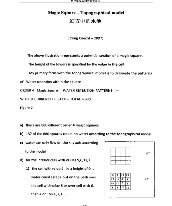 幻方中的水池