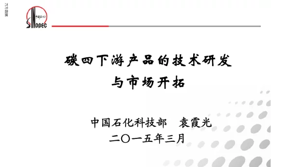 碳四下游产品的技术研发与市场开拓