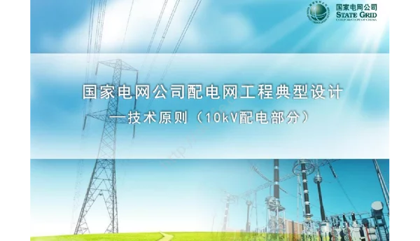 国家电网公司配电网工程典型设计-技术原则（10kV配电部分）