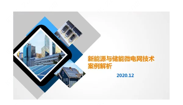 2021新能源与储能微电网技术案例解析