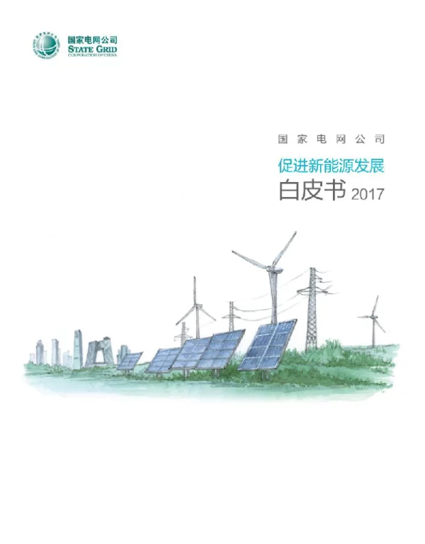 国网促进新能源发展白皮书2017