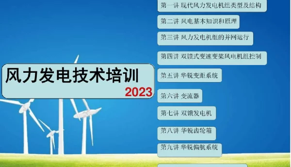 468页2023风力发电技术技术培训全资料