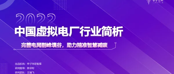 2022中国虚拟电厂行业简析