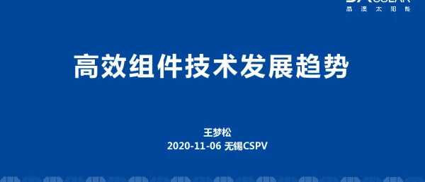 高效组件技术发展趋势