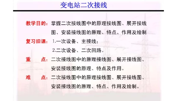 电力工程电气二次回路编号方法