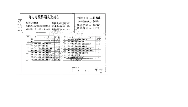 93SD168电力电缆终端头及接头