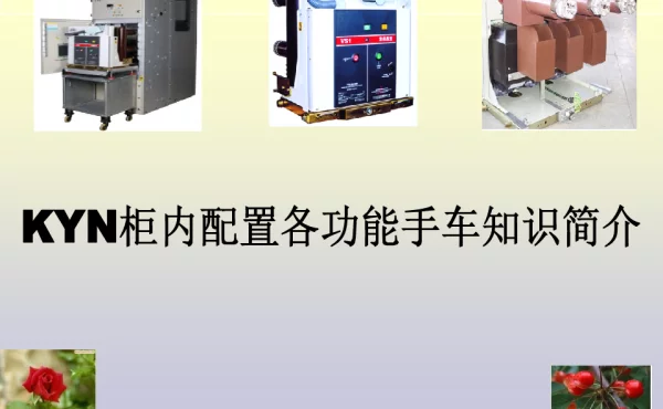 10KV中置柜内各功能手车