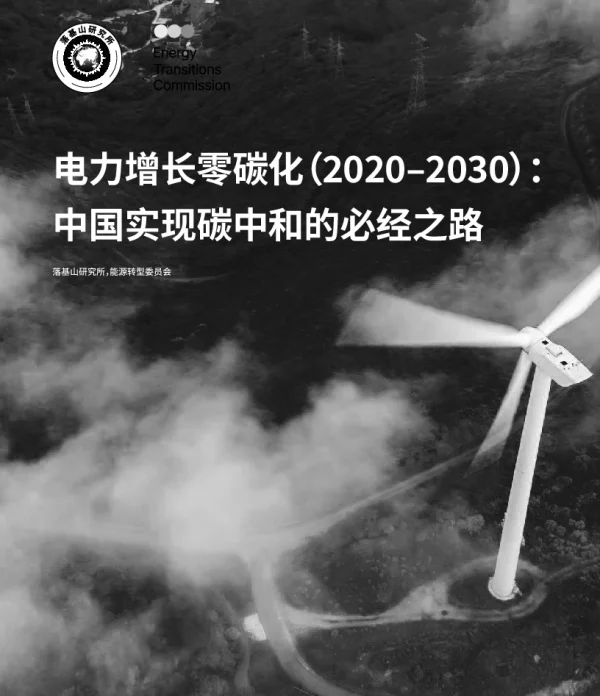 电力增长零碳化（2020–2030）：__中国实现碳中和的必经之路