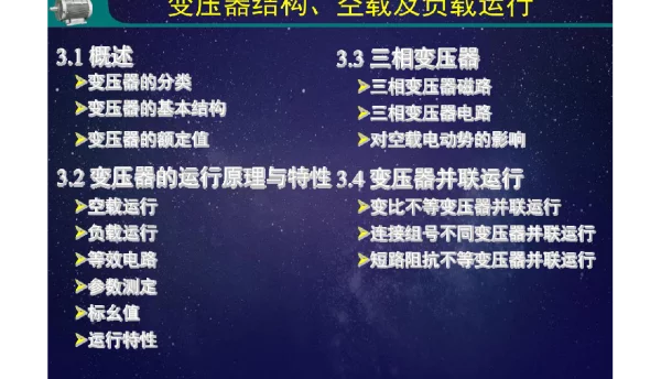 变压器大学精品课件136页