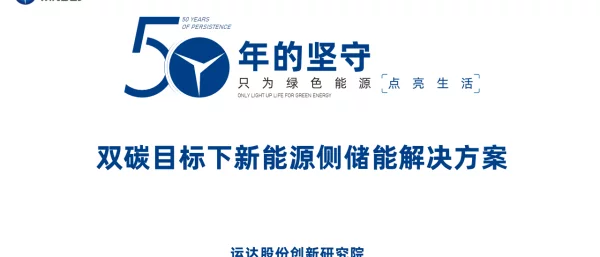 2023运达股份双碳目标下新能源侧储能解决方案_0525