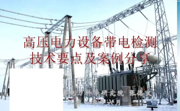 高压电力设备带电检测技术要点及案例分享