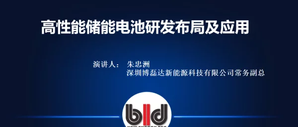 2023朱忠洲高性能储能电池研发布局及应用