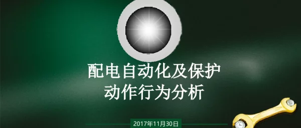 配电自动化及保护动作行为分析